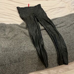 Black Shiny SPANX Leggings